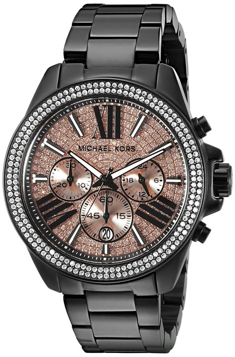 reloj michael kors mujer original|michael kors black watches women.